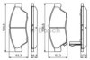BOSCH 0 986 494 238 Brake Pad Set, disc brake